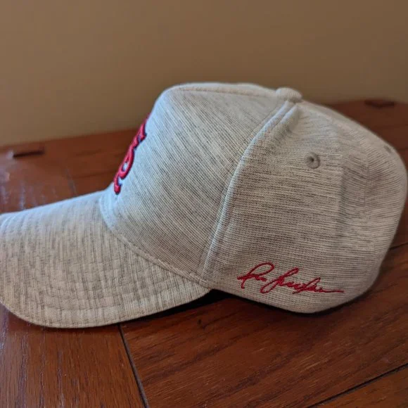 St. Louis Cardinals Jason Isringhausen Hall of Fame Snapback Hat Gray/Red NWOT - Picture 3 of 9